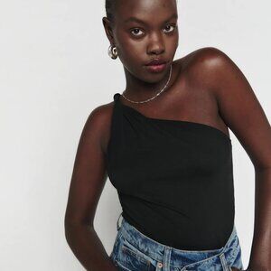 Reformation Sianna Knit Top Black - Size M - Never worn/New